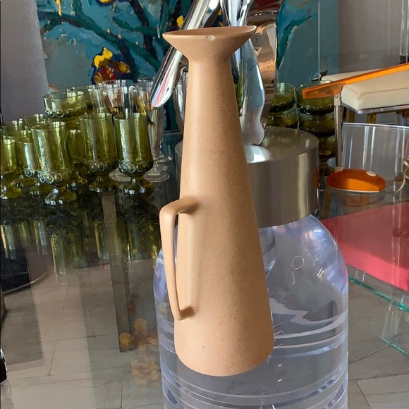 Vintage Accents Vintage Tall Ceramic Pitcher With Teardrop Spout